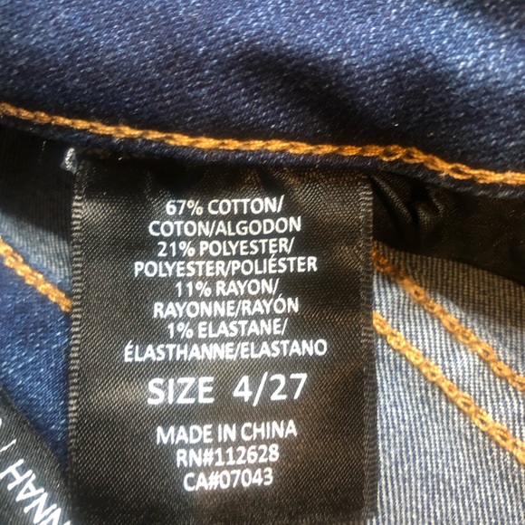 Tahari Denim Jeans Dark Wash - Size 4/27 - Picture 6 of 9